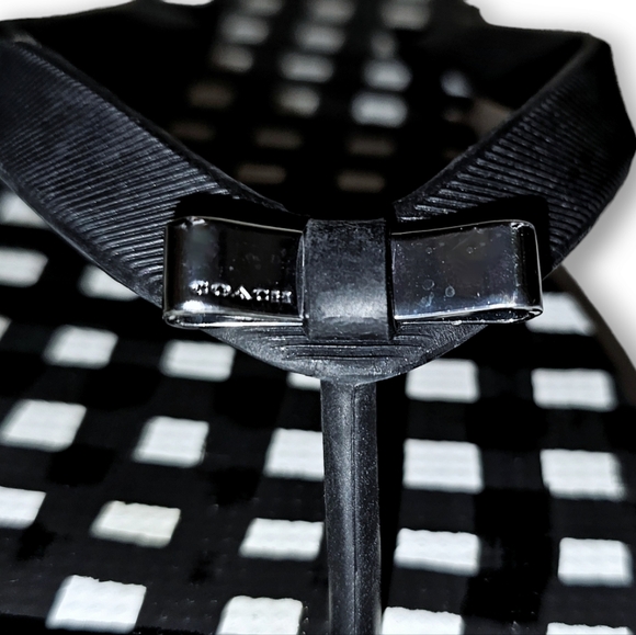 Coach Amel Thong Rubber Flip Flop - Sz 9-10 - Picture 6 of 9